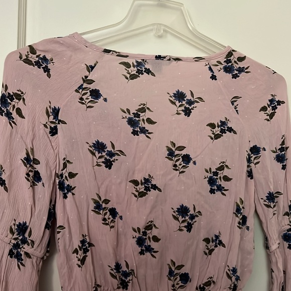 american eagle pink long sleeve size: M - Picture 6 of 7